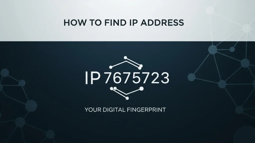 how to find ip address