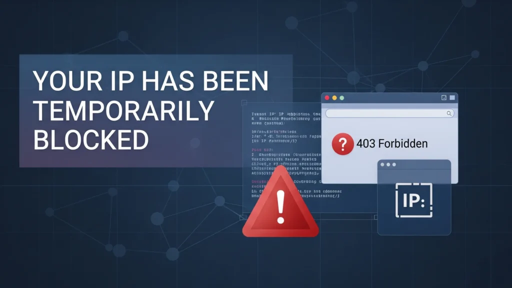 common reasons for temporary ip blocking