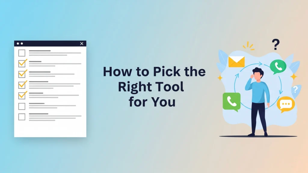 how to pick the right tool