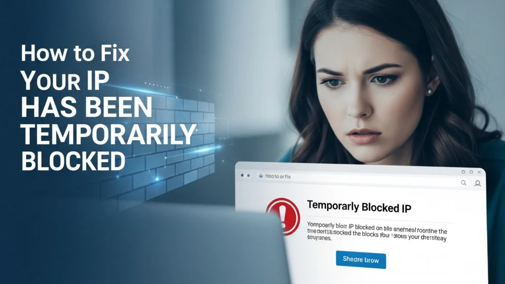 your ip has been temporarily blocked